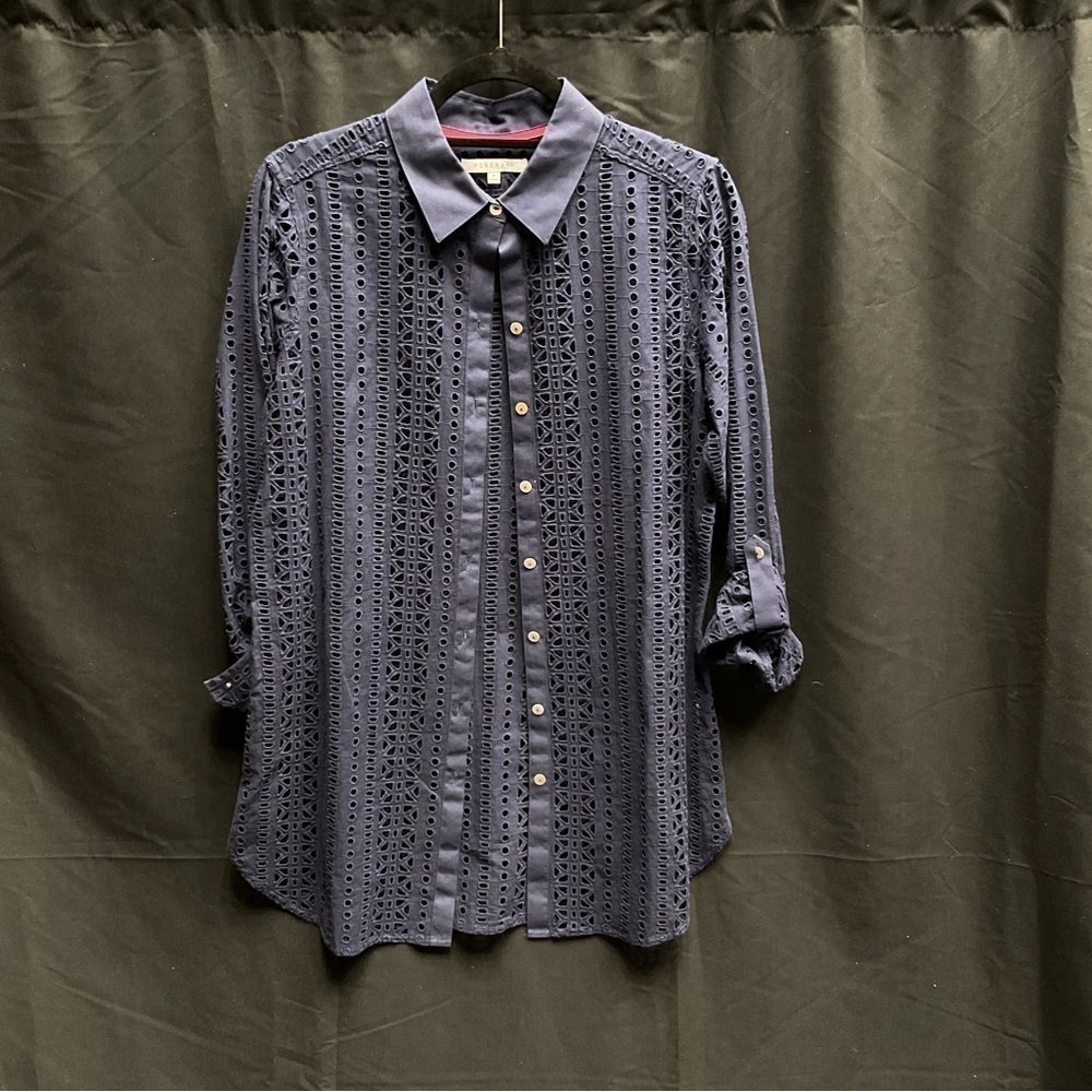 C - Foxcroft Navy Blue Coverup Size 8